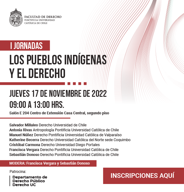 Primera Jornada Indígea UC afiche 1