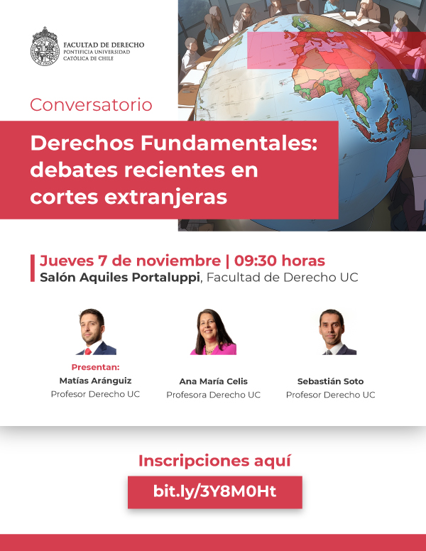 Derechos Fundamentales debates recientes en cortes extranjeras Afiche