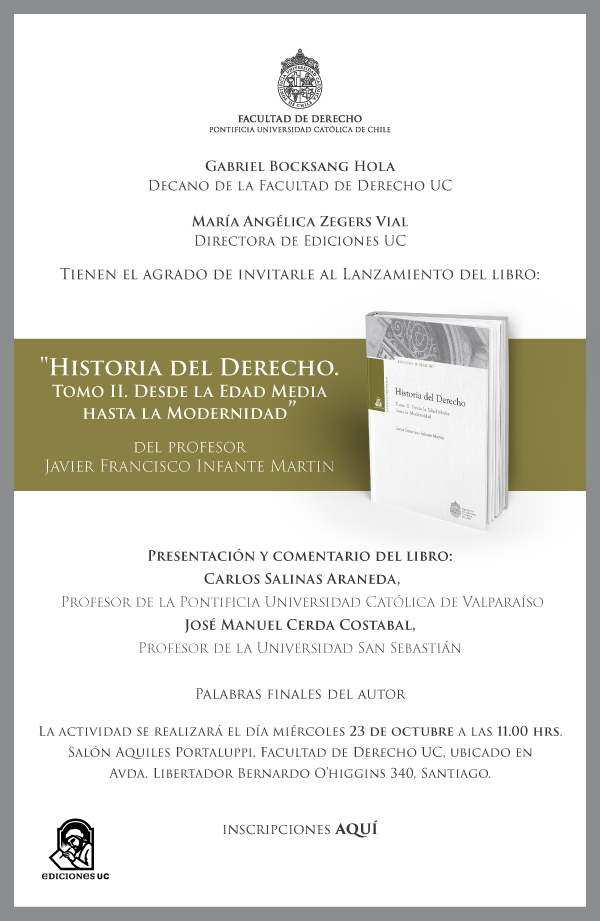 Libro Historia del Derecho II Afiche