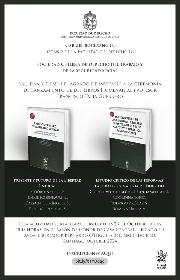 Libros Homenaje profesor Francisco Tapia Guerrero Afiche