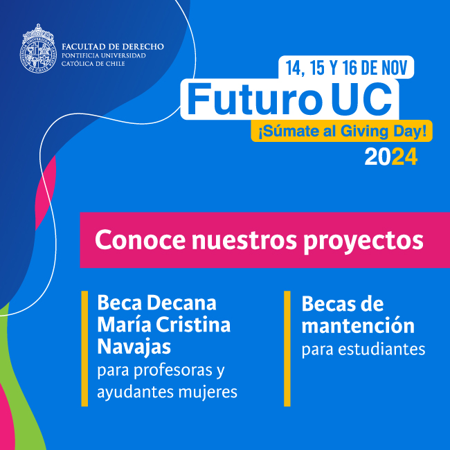 giving day 2024 Futuro UC Derecho Agenda UC