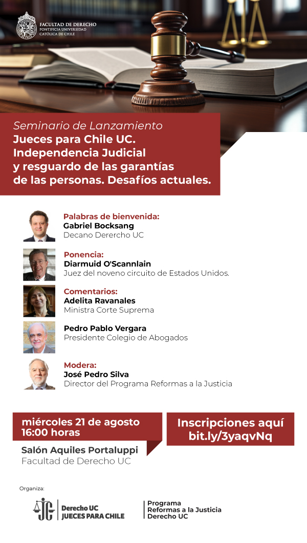 lanzamiento Jueces para Chile Afiche 01