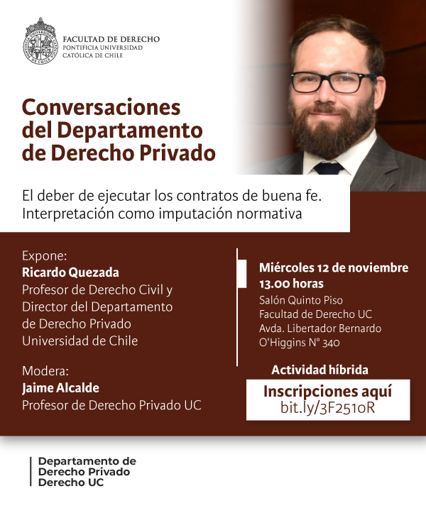 Conversaciones Derecho Privado 12 de noviembre Afiche 1