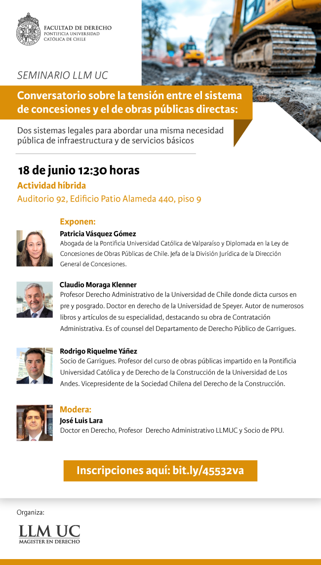 Conversatorio sobre OOPP LLM UC Afiche