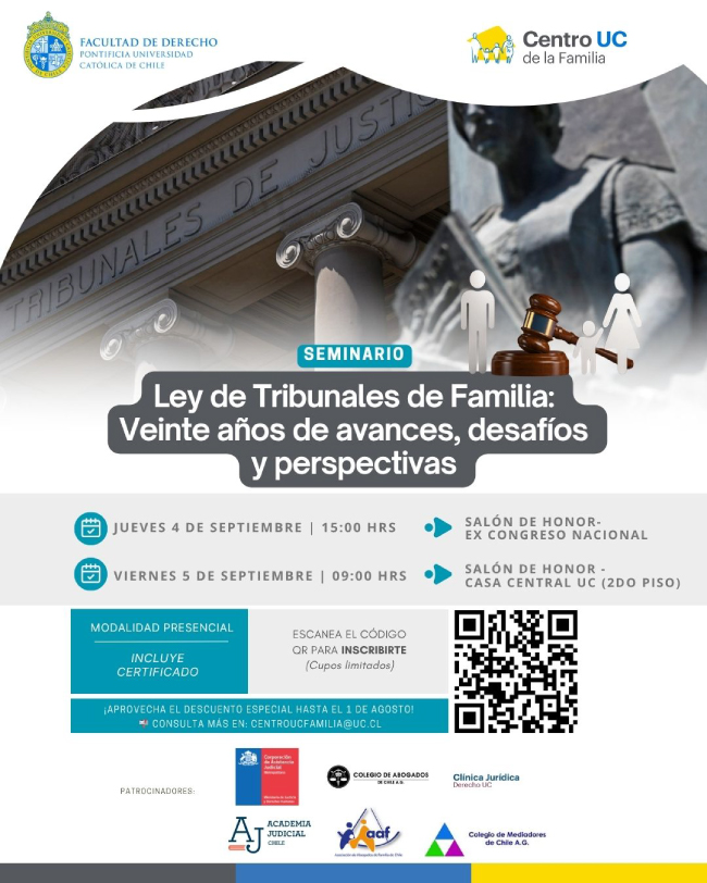 Ley Tribunales de Familia Afiche