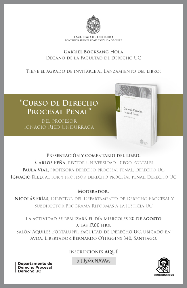 Libro Curso de Derecho Procesal Penal Afiche 1