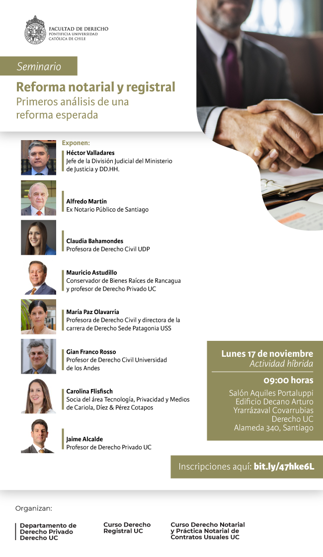 Reforma notarial y registral Afiche 2