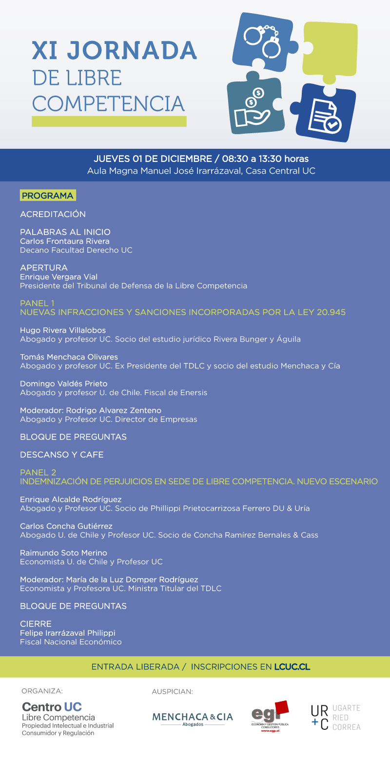 Afiche XI Jornada Libre Competencia UC