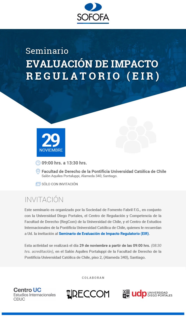 seminario evluacion impacto regulatorio